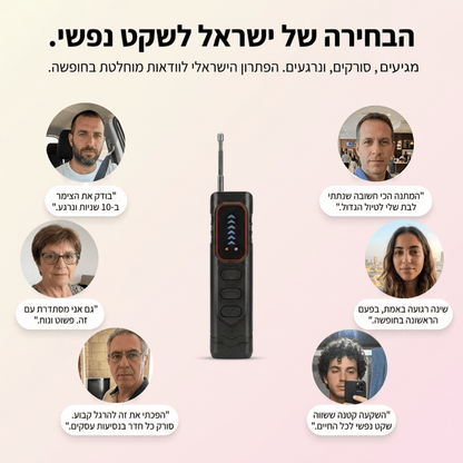 Senty Pro – גלאי מצלמות נסתרות