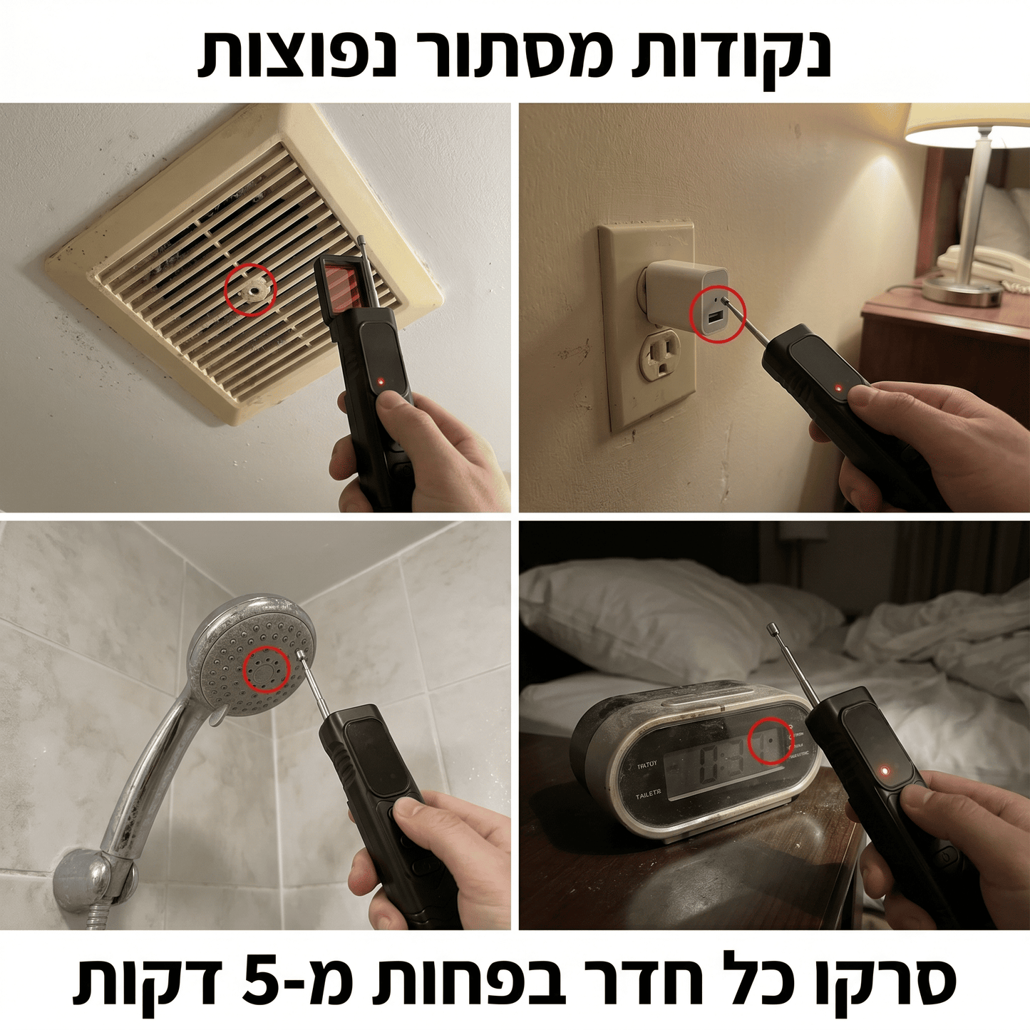 Senty Pro – גלאי מצלמות נסתרות