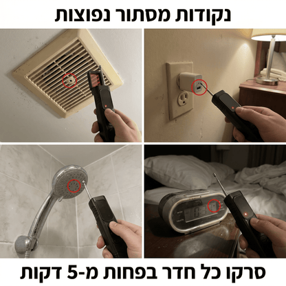 Senty Pro – גלאי מצלמות נסתרות