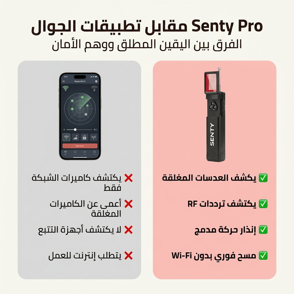 Senty Pro – كاشف الكاميرات المخفية