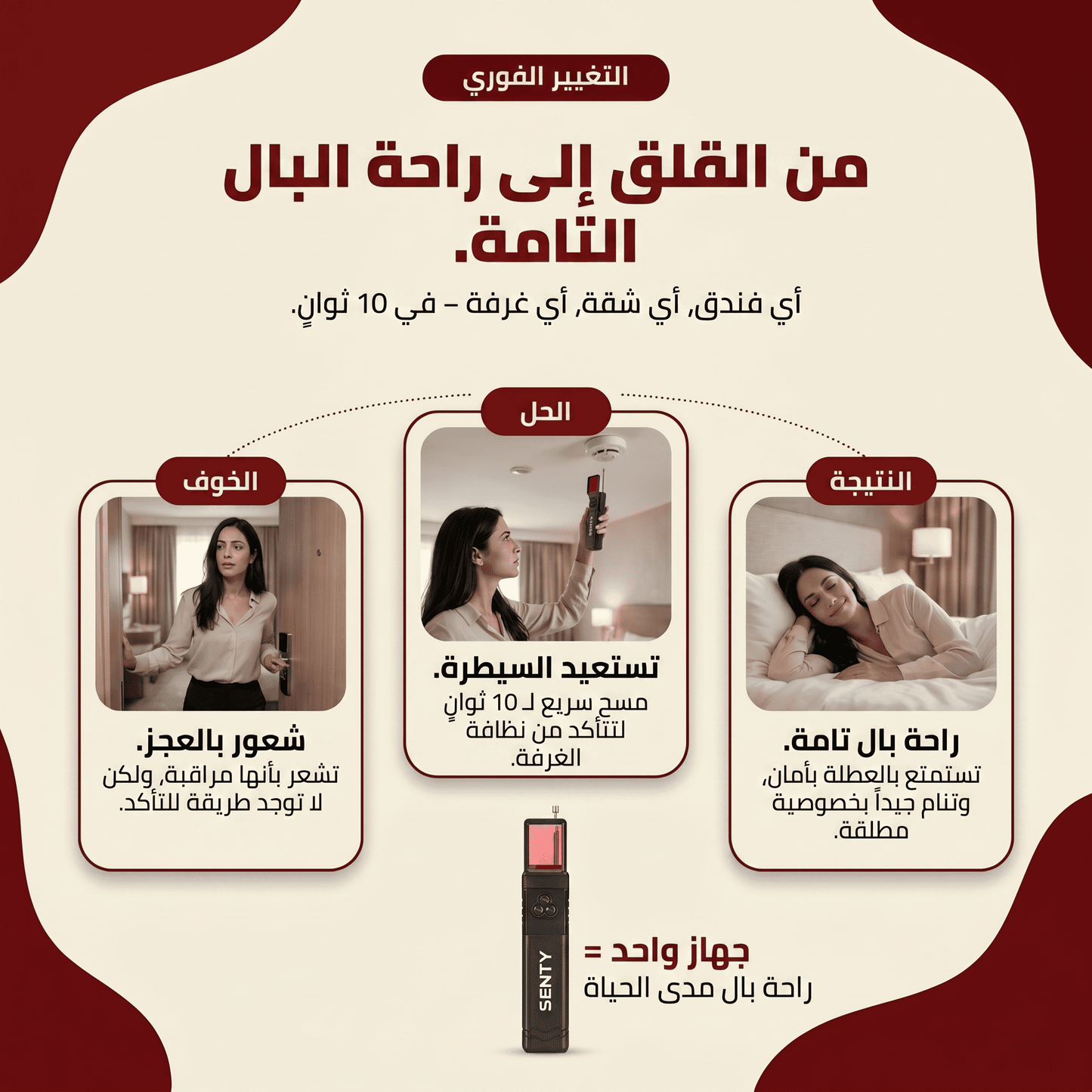 Senty Pro – كاشف الكاميرات المخفية