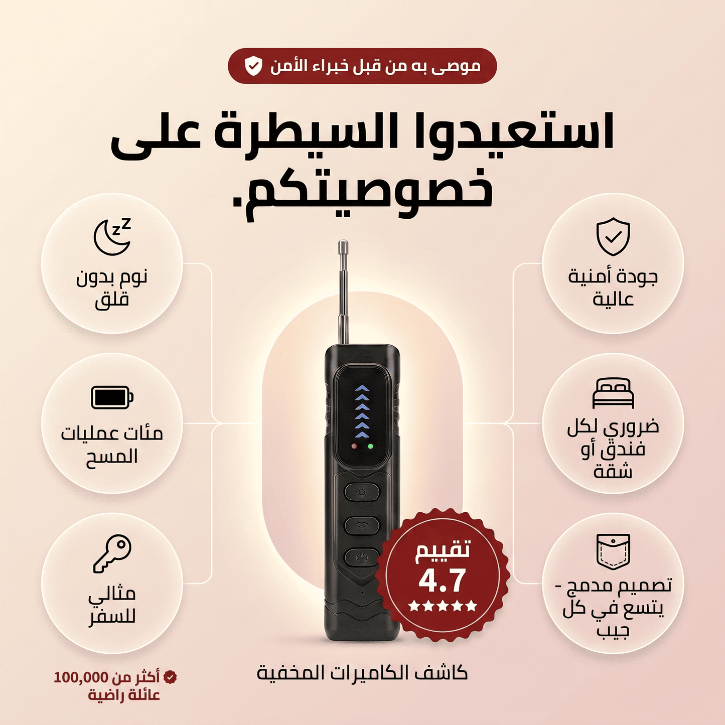 Senty Pro – كاشف الكاميرات المخفية
