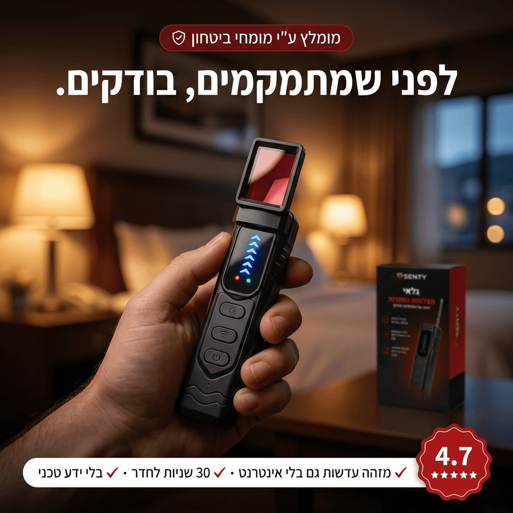 Senty Pro – גלאי מצלמות נסתרות